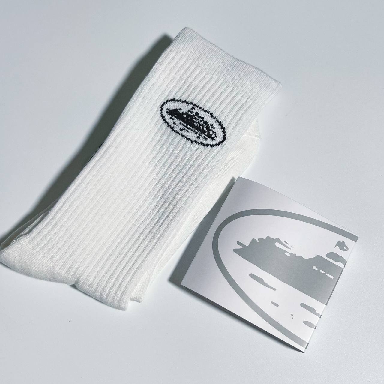 CORTEIZ ALCATRAZ SOCKS WHITE - Phantom Kicks