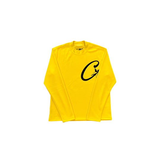 CORTEIZ ALCATRAZ WAFFLE LONGSLEEVE YELLOW - Phantom Kicks