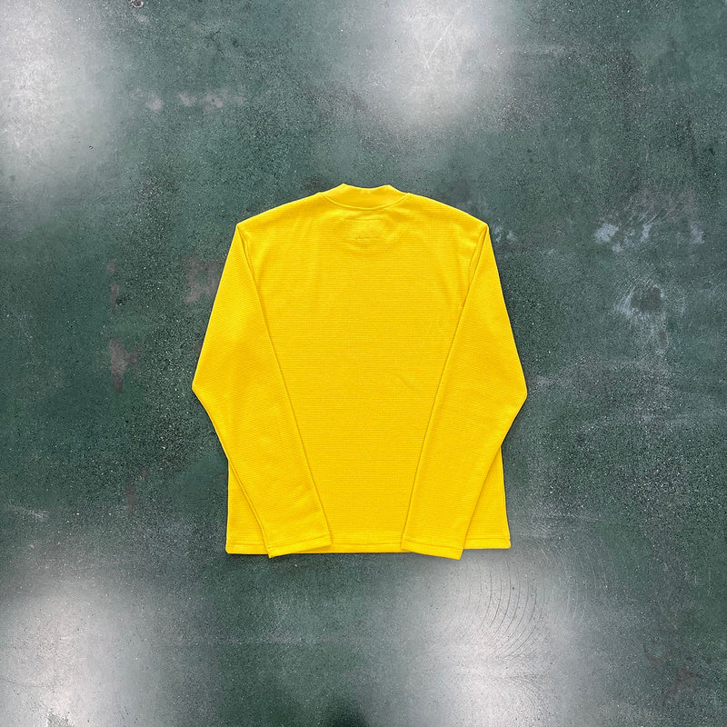 CORTEIZ ALCATRAZ WAFFLE LONGSLEEVE YELLOW - Phantom Kicks