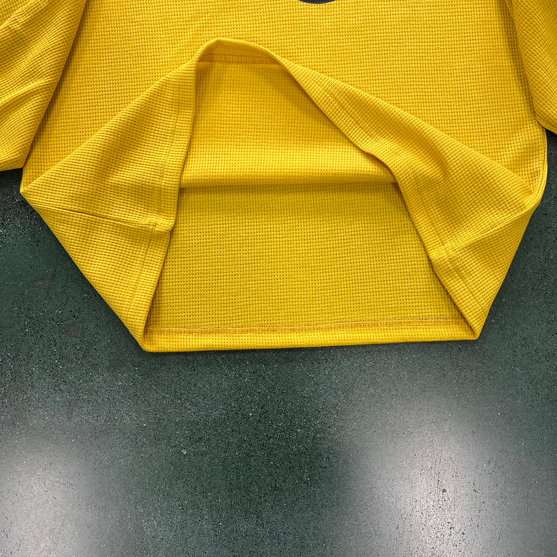 CORTEIZ ALCATRAZ WAFFLE LONGSLEEVE YELLOW - Phantom Kicks