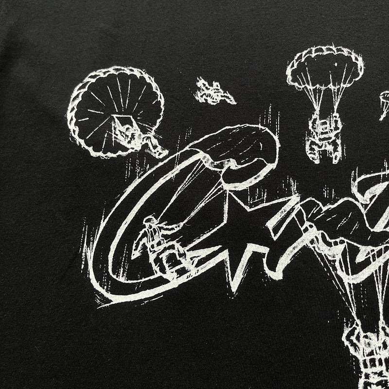 CORTEIZ ALLSTARZ SKYDIVER TEE BLACK - Phantom Kicks