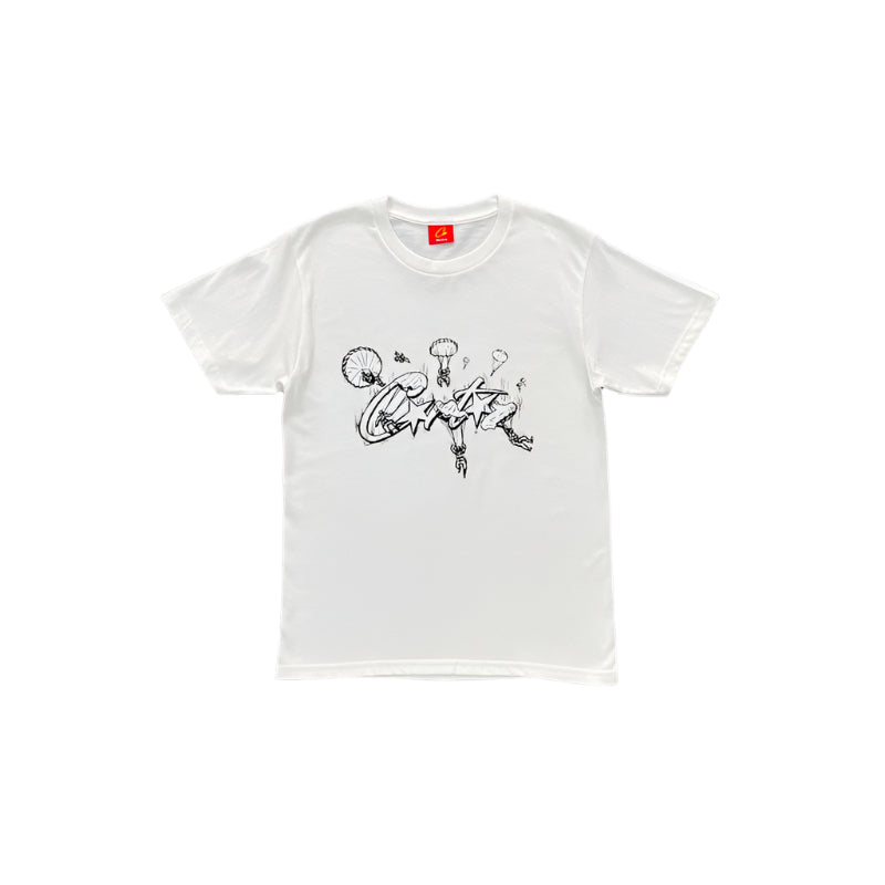 CORTEIZ ALLSTARZ SKYDIVER TEE WHITE - Phantom Kicks