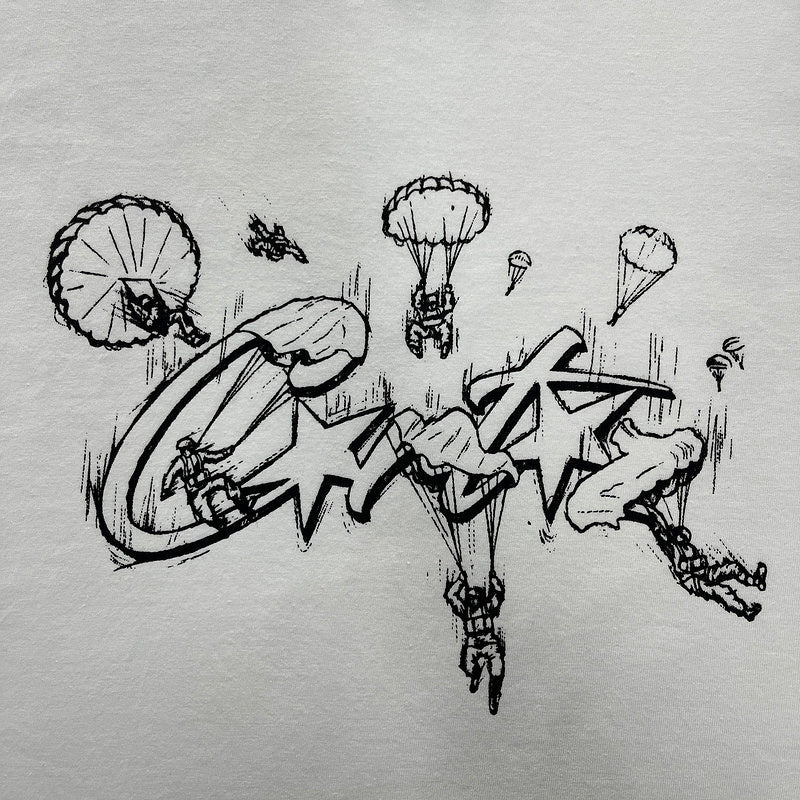 CORTEIZ ALLSTARZ SKYDIVER TEE WHITE - Phantom Kicks