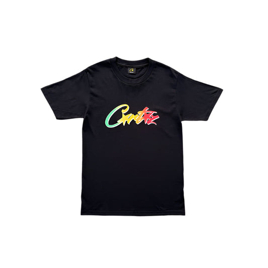 CORTEIZ ALLSTARZ T-SHIRT BLACK RASTA GRADIENT - Phantom Kicks
