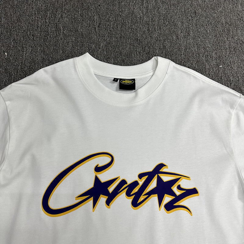 CORTEIZ ALLSTARZ TEE WHITE BLACK YELLOW - Phantom Kicks