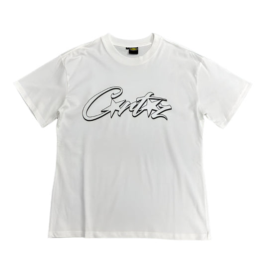 CORTEIZ ALLSTARZ TEE WHITE HOLLOW BLACK - Phantom Kicks