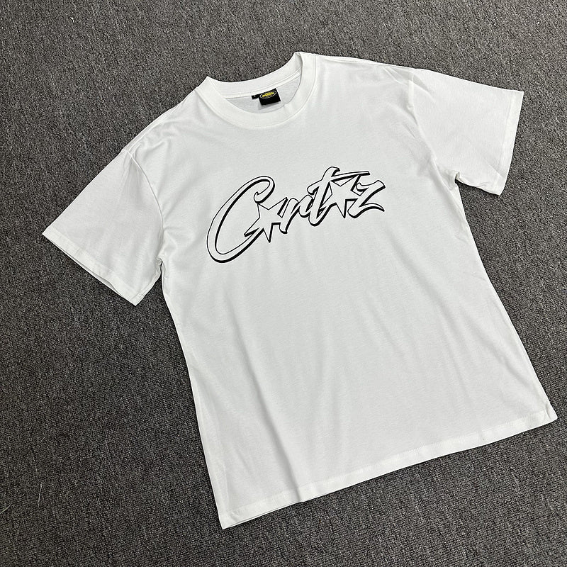 CORTEIZ ALLSTARZ TEE WHITE HOLLOW BLACK - Phantom Kicks