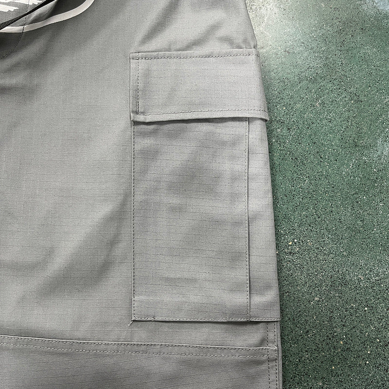 CORTEIZ CARGO PANTS STONE GREY - Phantom Kicks