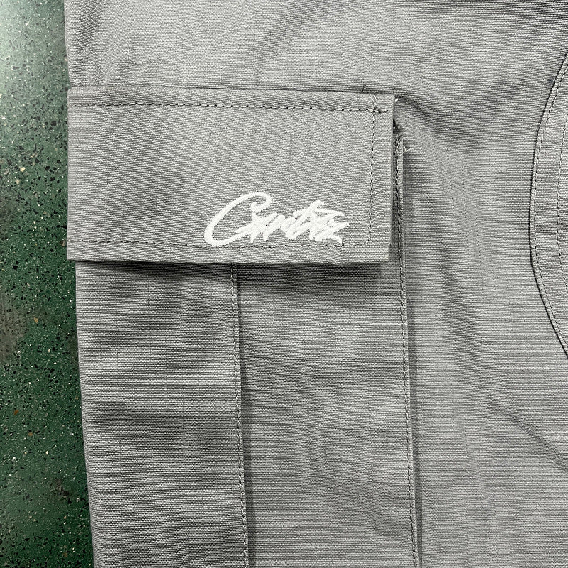 CORTEIZ CARGO PANTS STONE GREY - Phantom Kicks