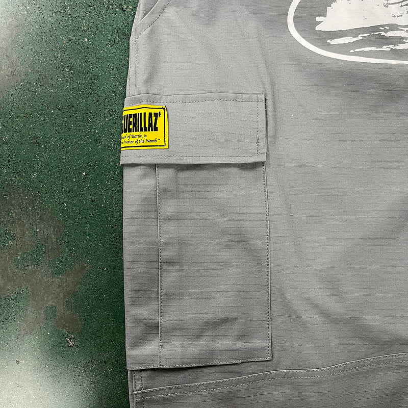CORTEIZ CARGO PANTS STONE GREY - Phantom Kicks
