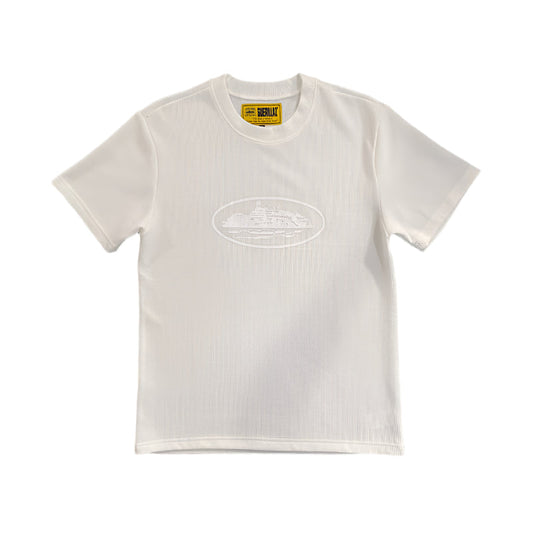 CORTEIZ INSIGNIA WAFFLE TEE WHITE - Phantom Kicks