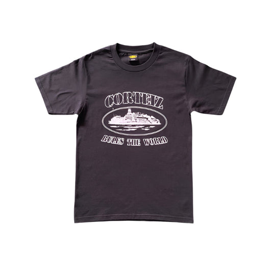 CORTEIZ OG ALCATRAZ TEE BLACK WHITE - Phantom Kicks