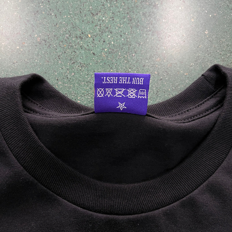 CORTEIZ OG ALCATRAZ TEE TRIPLE BLACK - Phantom Kicks