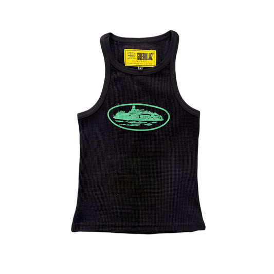 CORTEIZ RTW OG WOMEN'S ALCATRAZ TANK TOP BLACK GREEN - Phantom Kicks