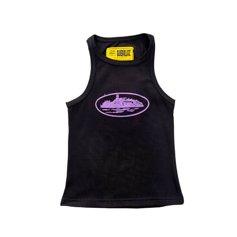 CORTEIZ RTW OG WOMEN'S ALCATRAZ TANK TOP BLACK PURPLE - Phantom Kicks