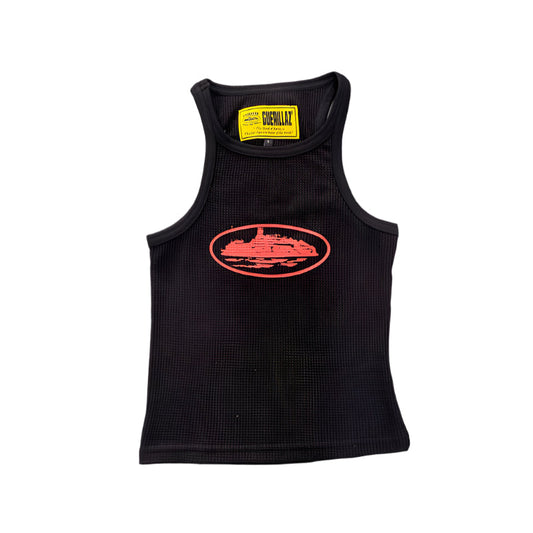 CORTEIZ RTW OG WOMEN'S ALCATRAZ TANK TOP BLACK RED - Phantom Kicks