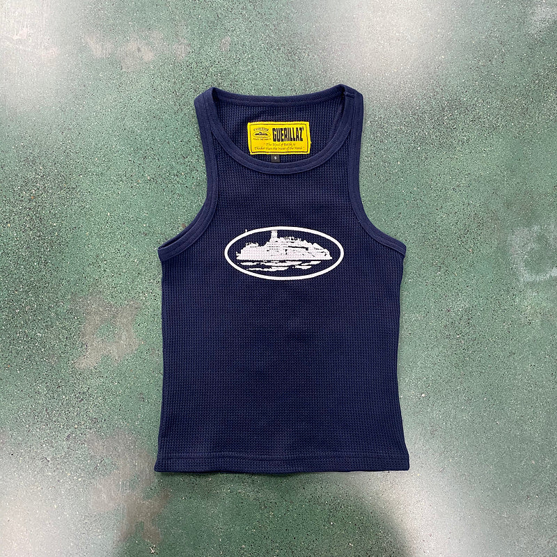 CORTEIZ RTW OG WOMEN'S ALCATRAZ TANK TOP NAVY - Phantom Kicks