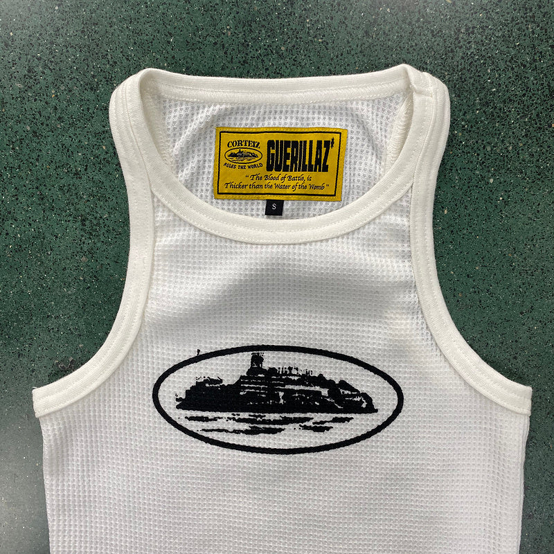 CORTEIZ RTW OG WOMEN'S ALCATRAZ TANK TOP WHITE - Phantom Kicks
