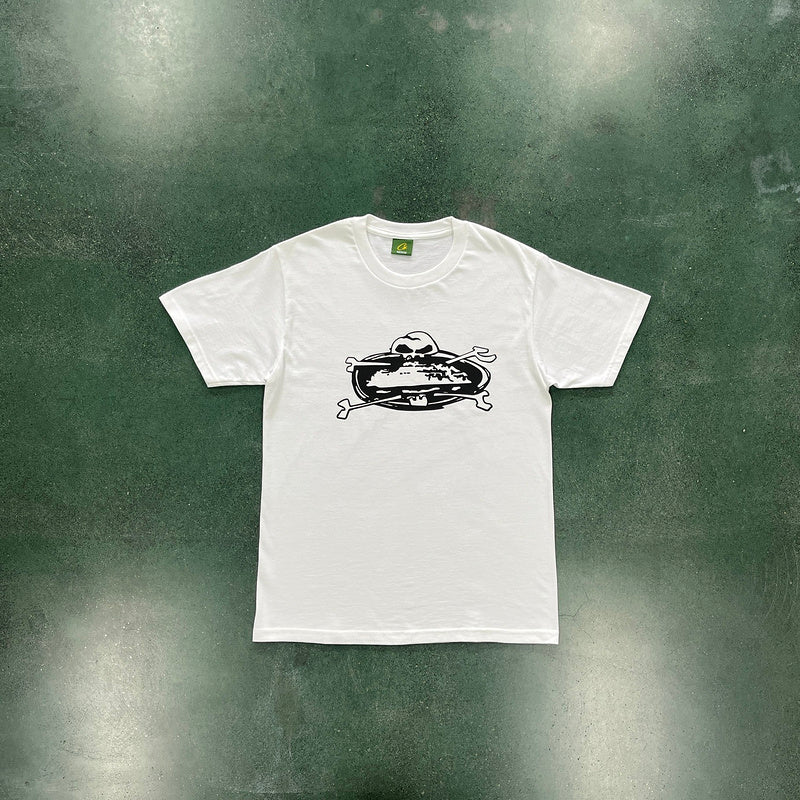 CORTEIZ SKULL T-SHIRT WHITE - Phantom Kicks