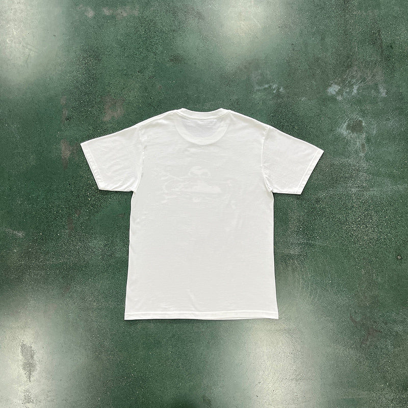 CORTEIZ SKULL T-SHIRT WHITE - Phantom Kicks