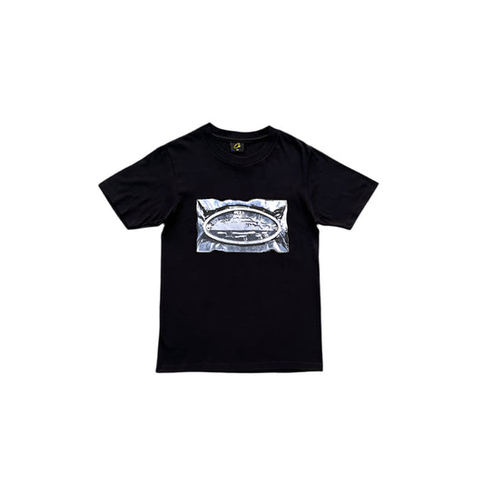 CORTEIZ VACUUM SEALED TEE BLACK - Phantom Kicks