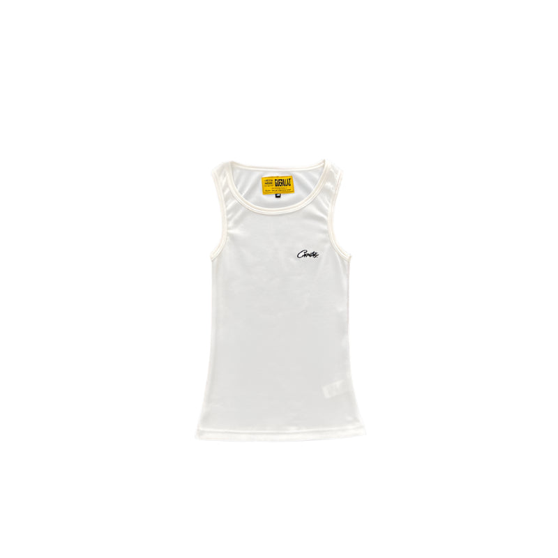 CORTEIZ WAFFLE TANK TOP WHITE - Phantom Kicks