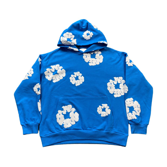 DENIM TEARS COTTON WREATH HOODIE AZURE BLUE - Phantom Kicks
