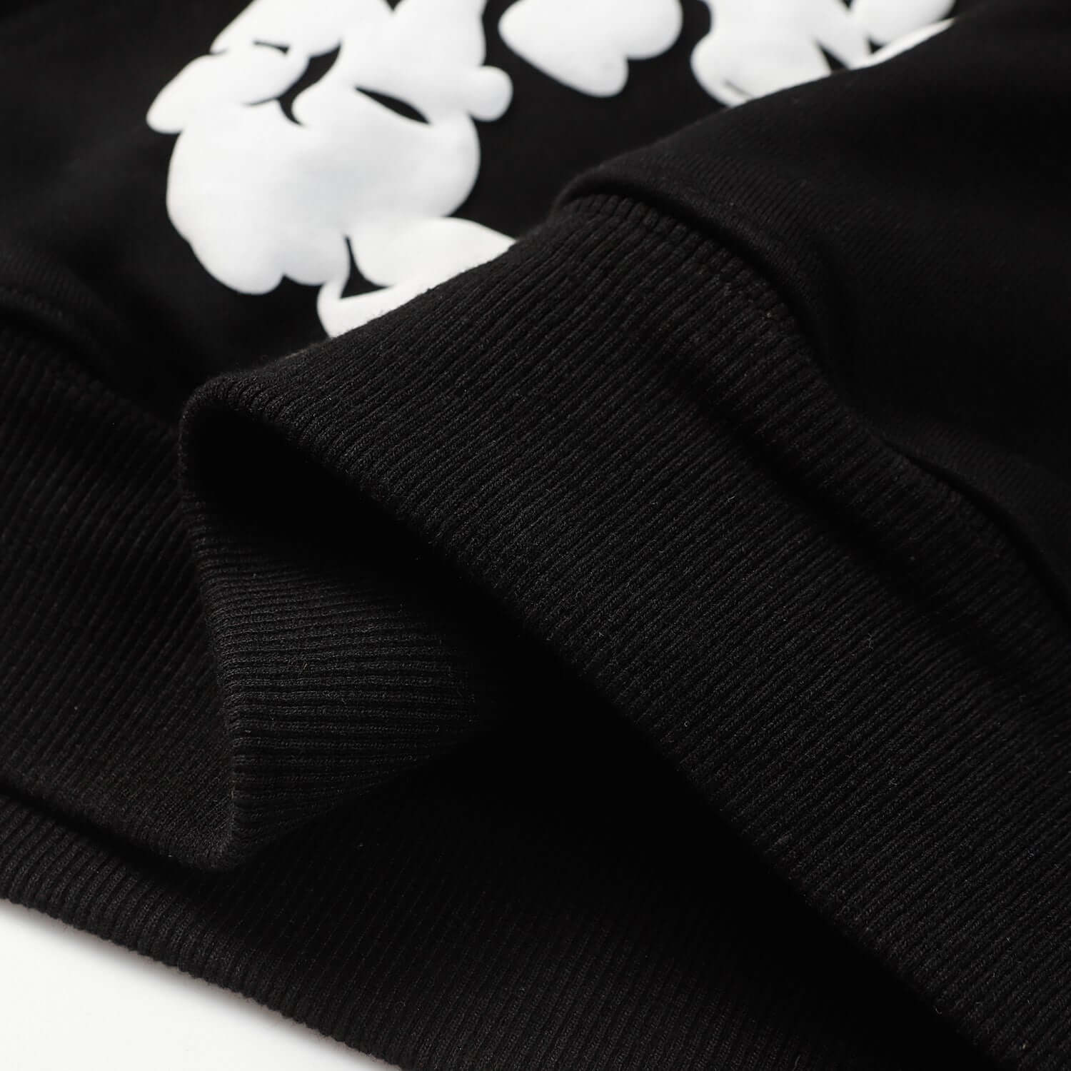 DENIM TEARS COTTON WREATH HOODIE BLACK - Phantom Kicks