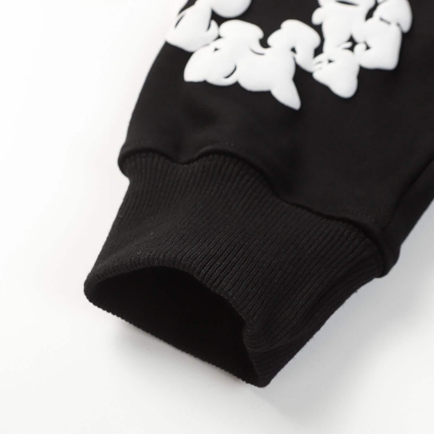 DENIM TEARS COTTON WREATH HOODIE BLACK - Phantom Kicks