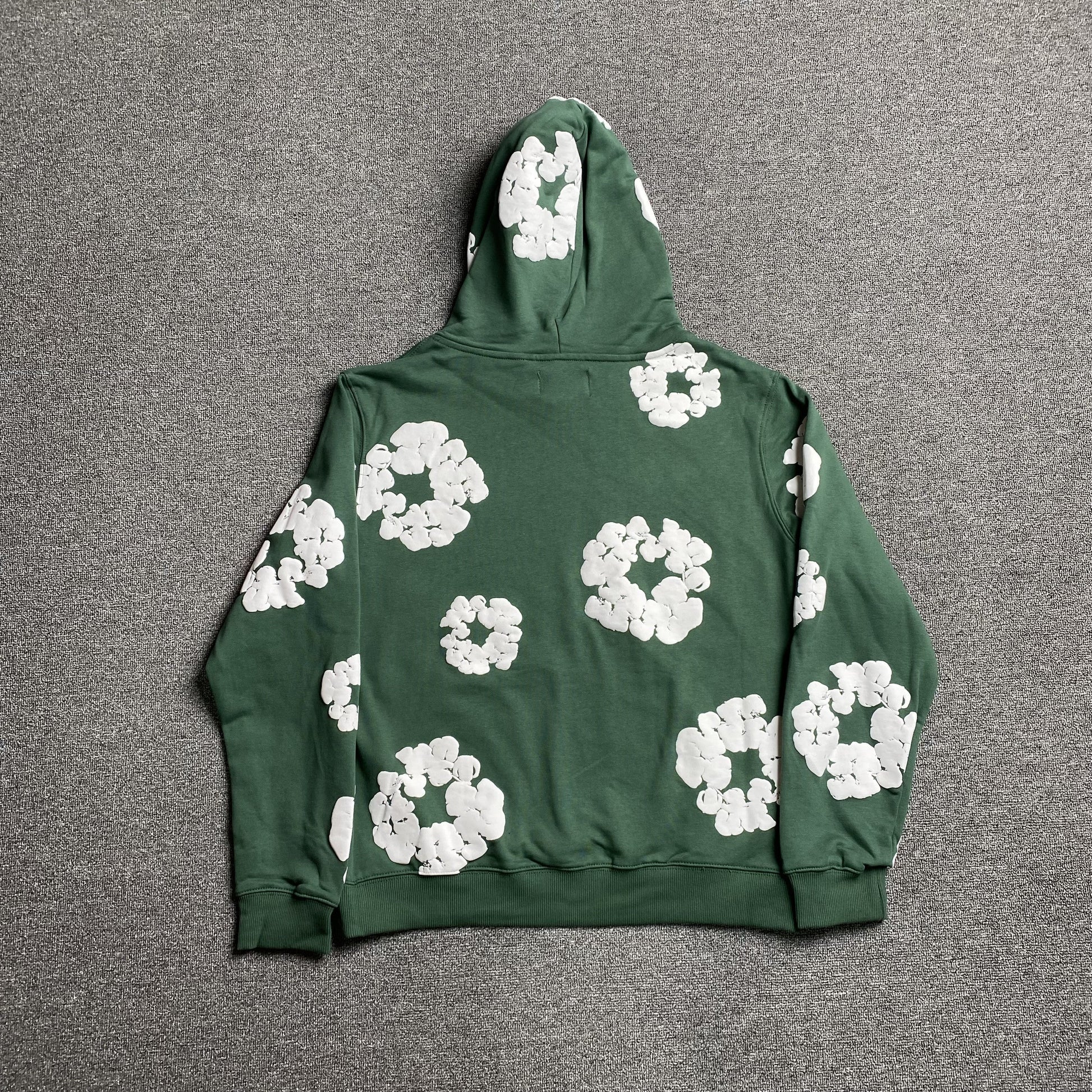 DENIM TEARS COTTON WREATH HOODIE GREEN - Phantom Kicks