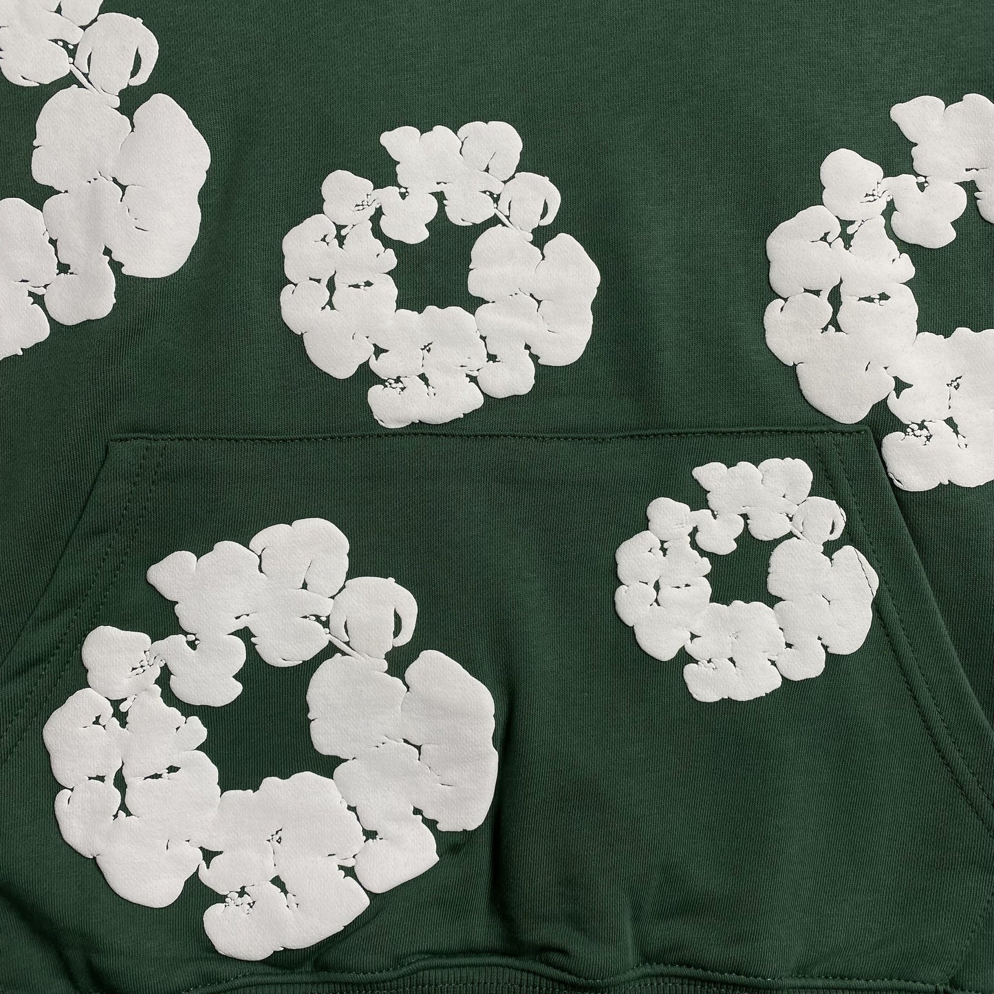 DENIM TEARS COTTON WREATH HOODIE GREEN - Phantom Kicks