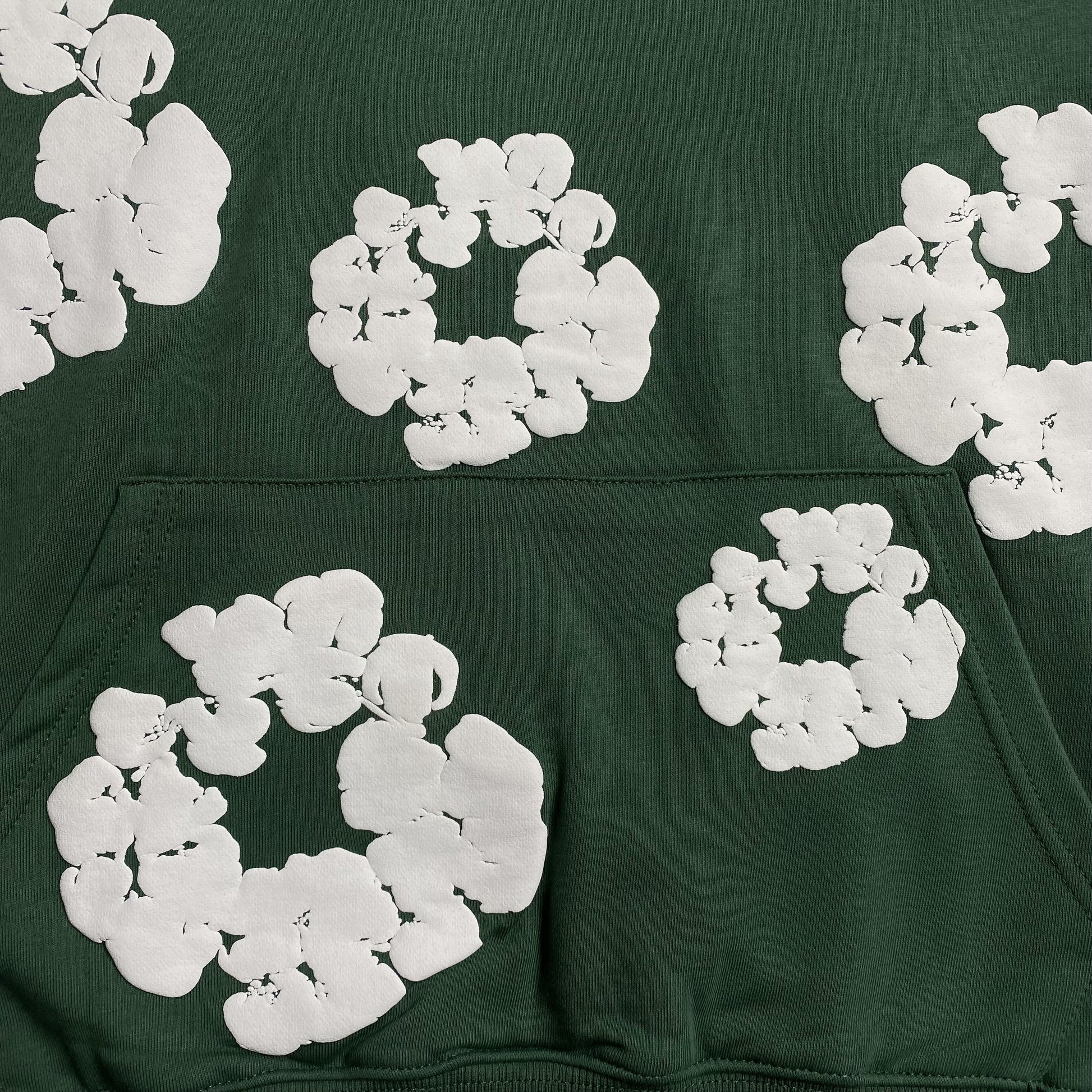 DENIM TEARS COTTON WREATH HOODIE GREEN - Phantom Kicks