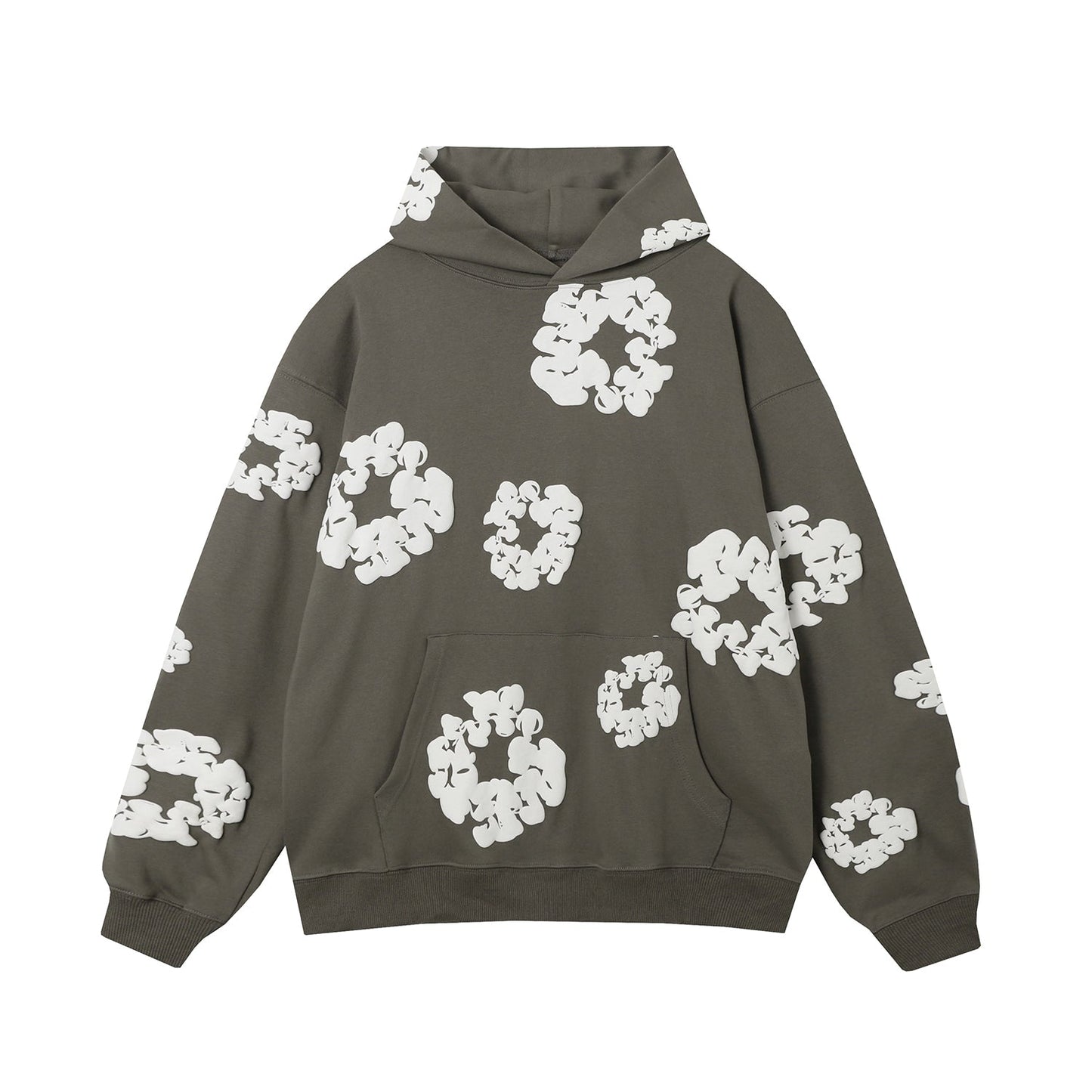 DENIM TEARS COTTON WREATH HOODIE OLIVE - Phantom Kicks