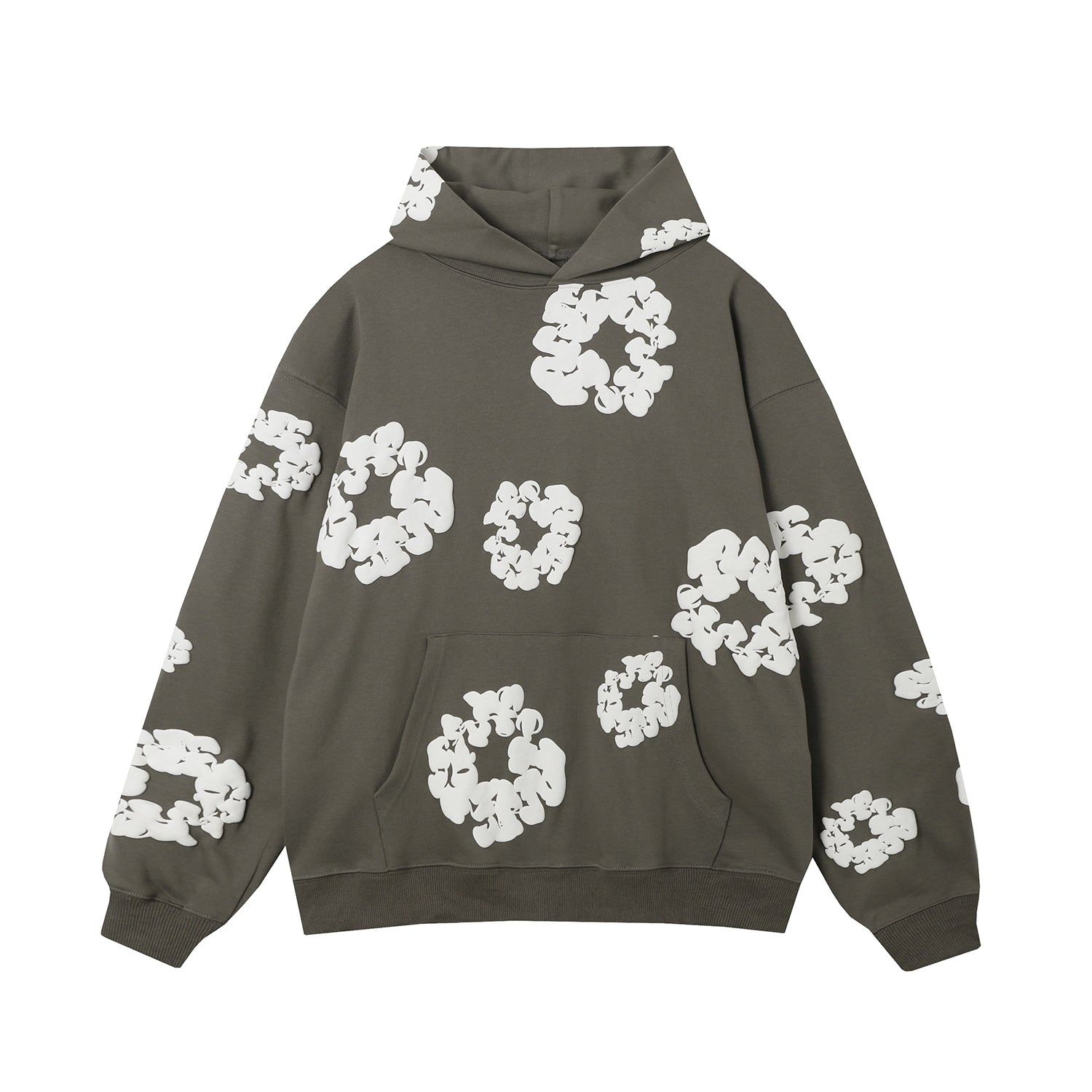 DENIM TEARS COTTON WREATH HOODIE OLIVE - Phantom Kicks