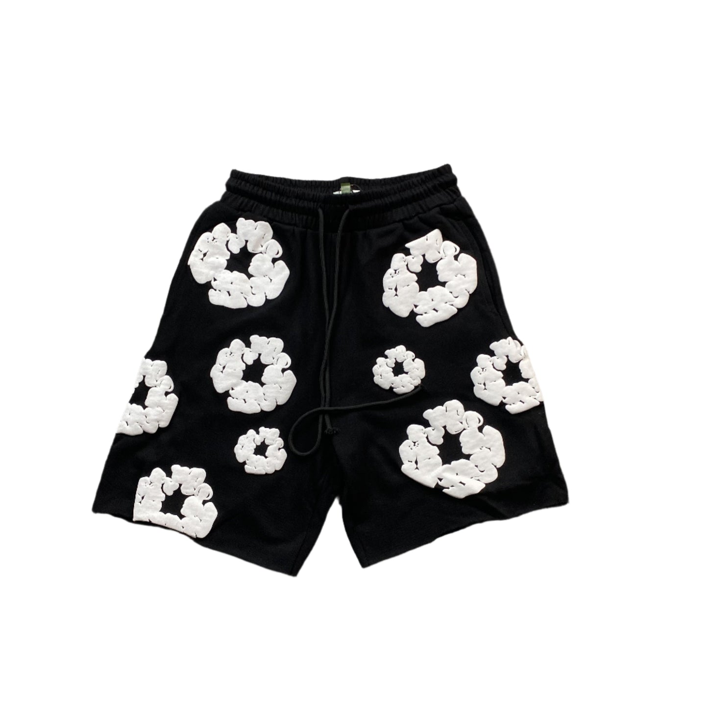 DENIM TEARS COTTON WREATH SHORTS BLACK - Phantom Kicks