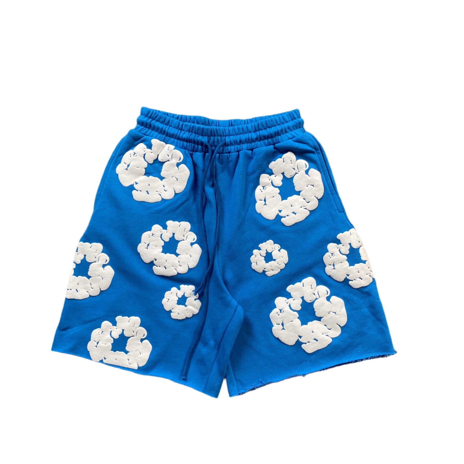 DENIM TEARS COTTON WREATH SHORTS AZURE BLUE - Phantom Kicks