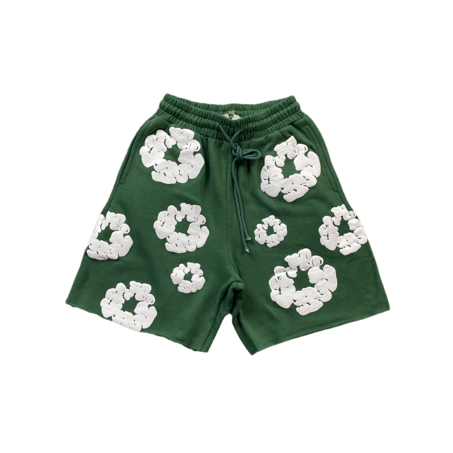 DENIM TEARS COTTON WREATH SHORTS GREEN - Phantom Kicks