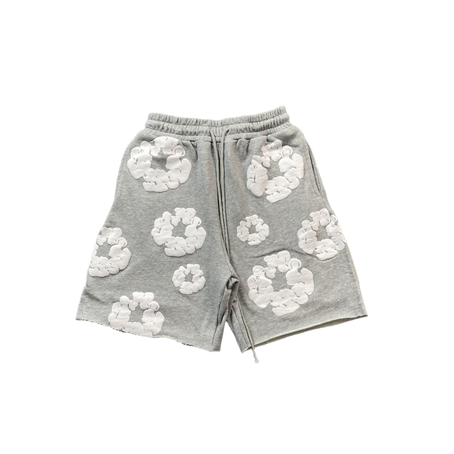 DENIM TEARS COTTON WREATH SHORTS GREY - Phantom Kicks