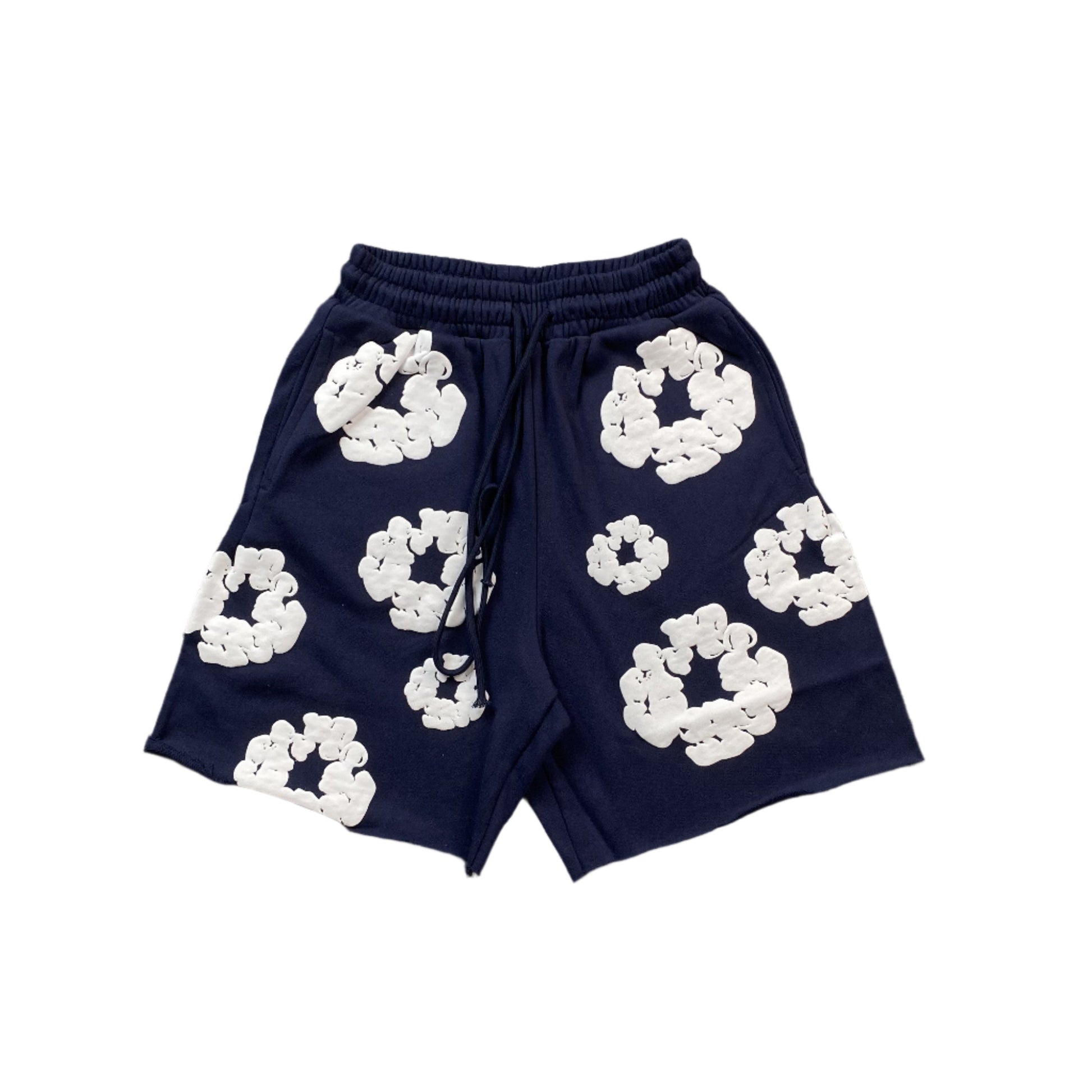DENIM TEARS COTTON WREATH SHORTS NAVY - Phantom Kicks