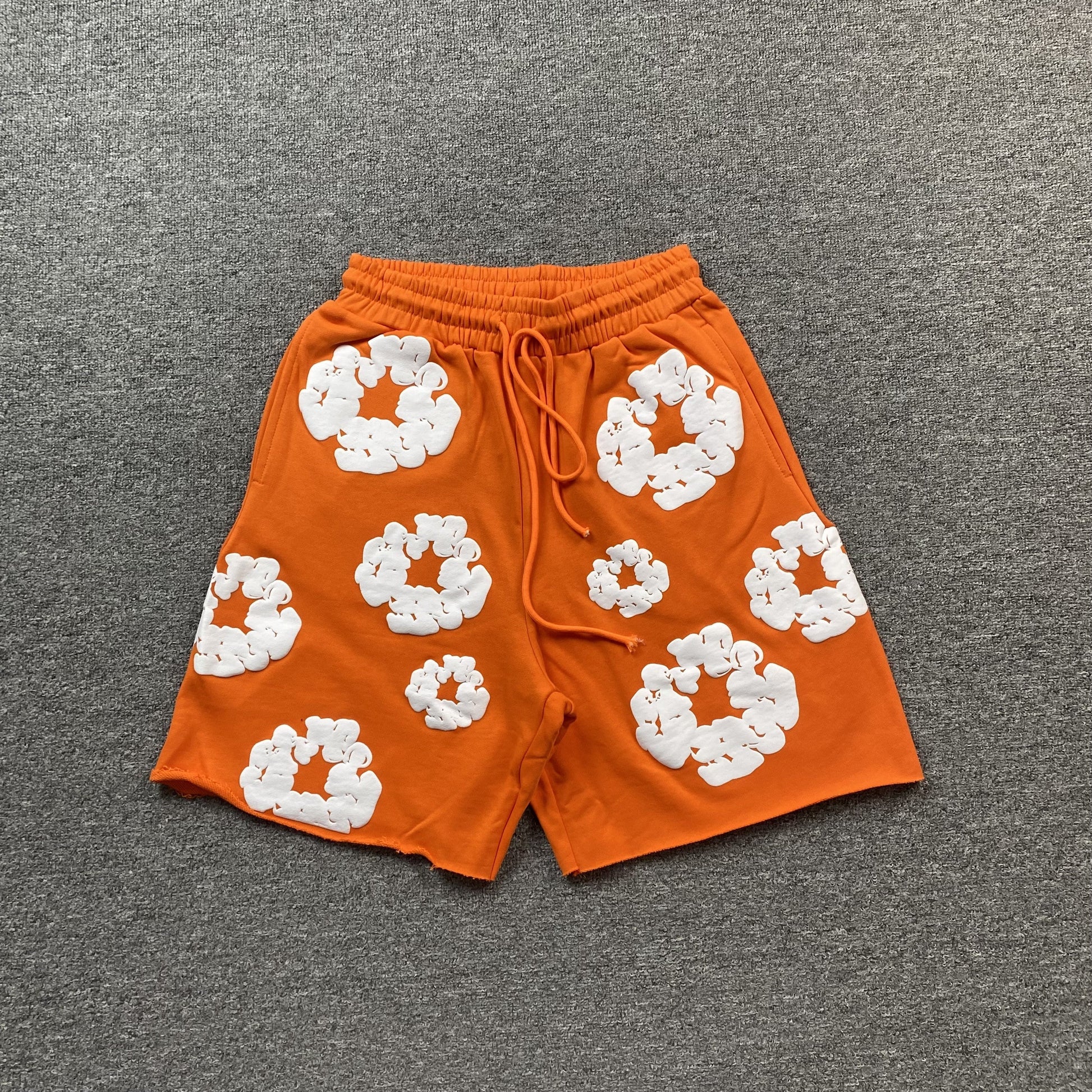 DENIM TEARS COTTON WREATH SHORTS ORANGE - Phantom Kicks