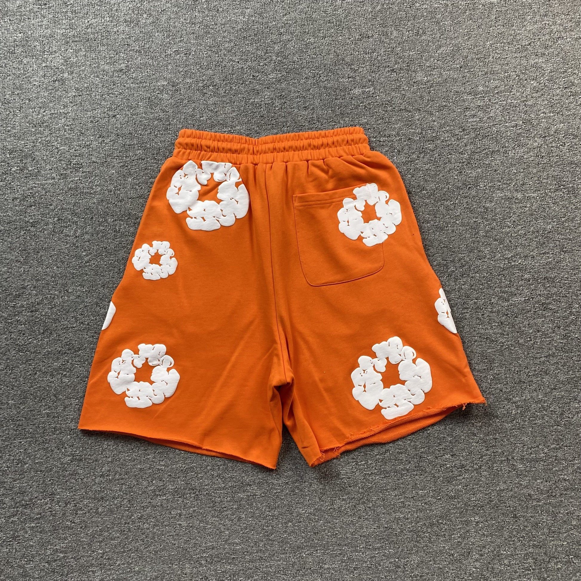 DENIM TEARS COTTON WREATH SHORTS ORANGE - Phantom Kicks