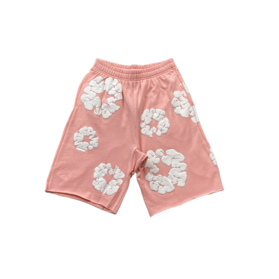 DENIM TEARS COTTON WREATH SHORTS PEACH - Phantom Kicks