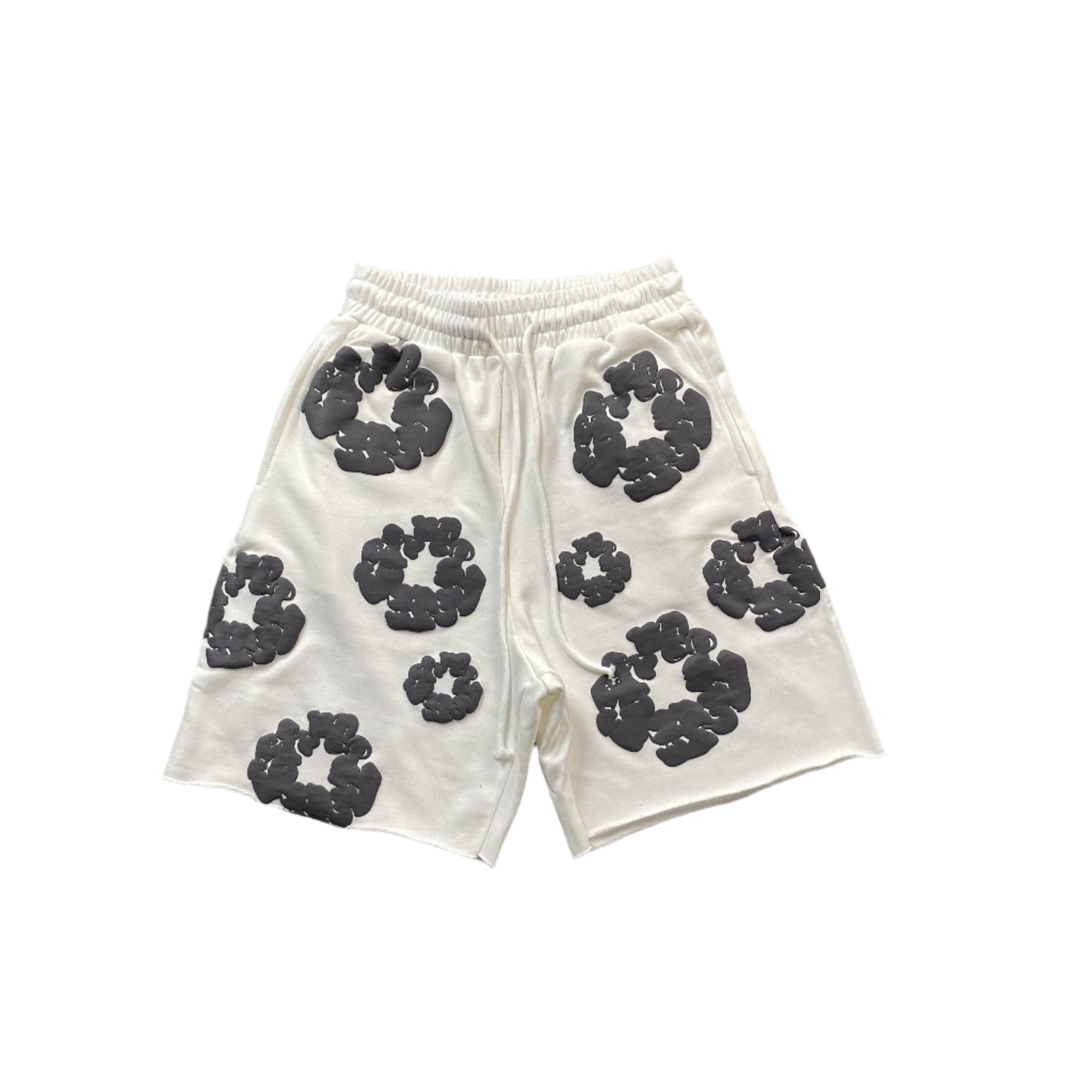 DENIM TEARS COTTON WREATH SHORTS WHITE - Phantom Kicks