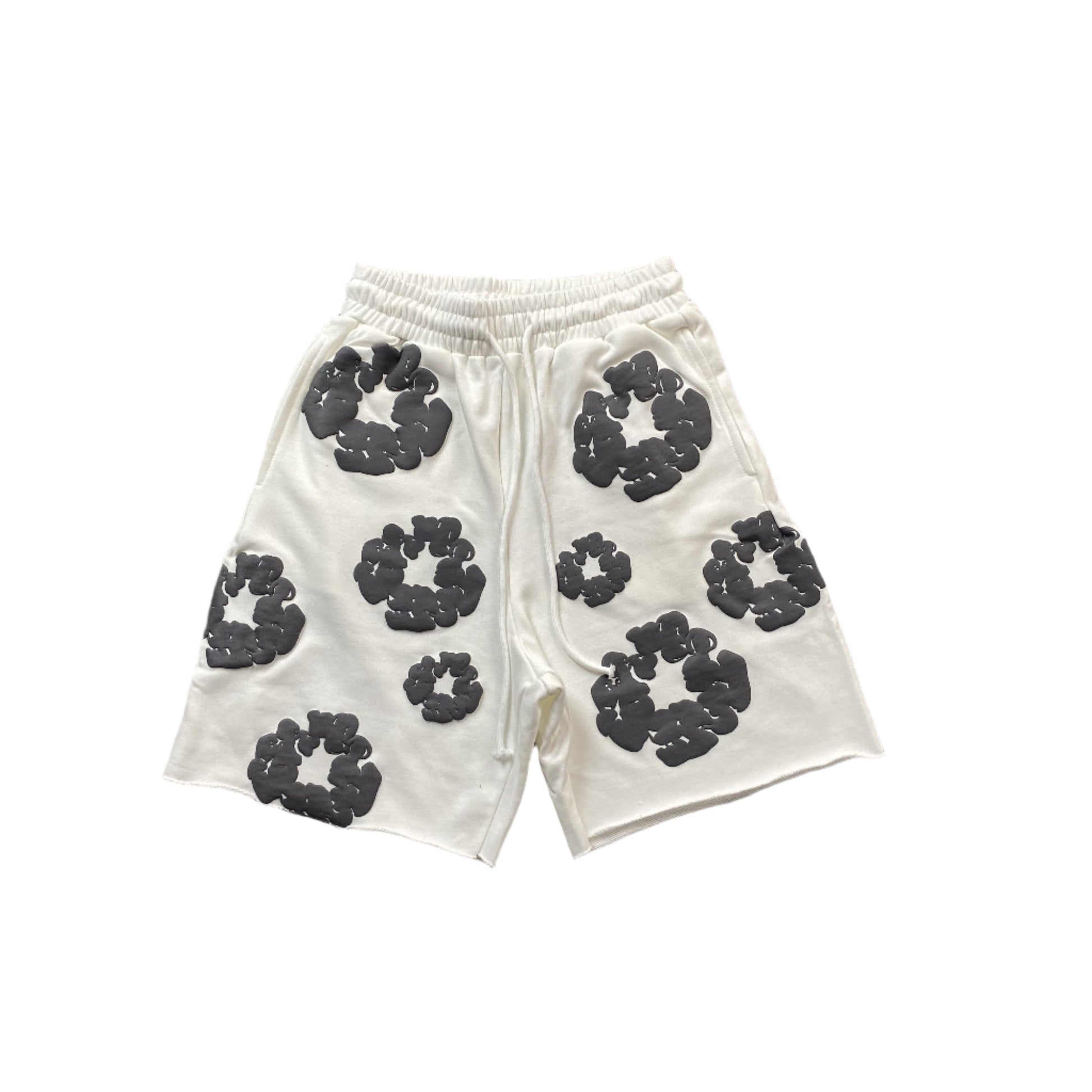 DENIM TEARS COTTON WREATH SHORTS WHITE - Phantom Kicks