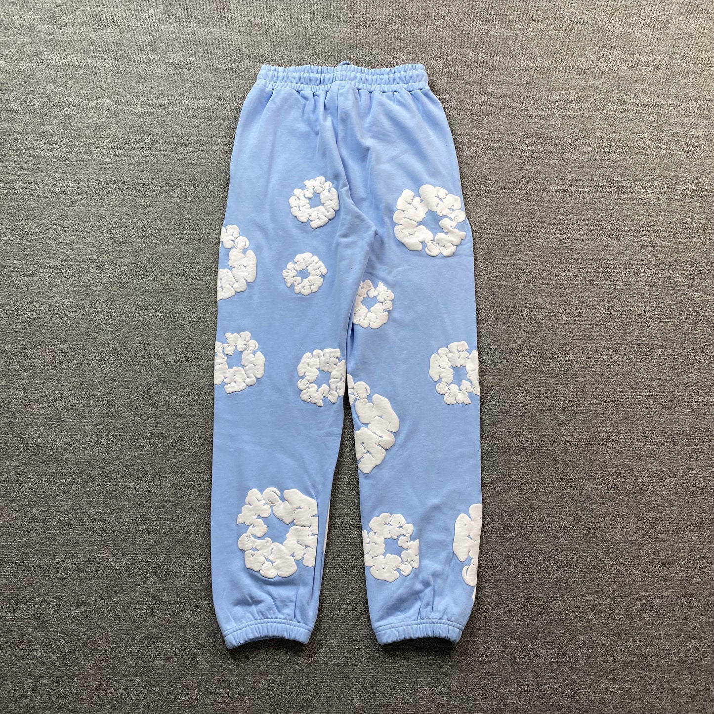 DENIM TEARS COTTON WREATH SWEATPANTS BABY BLUE - Phantom Kicks