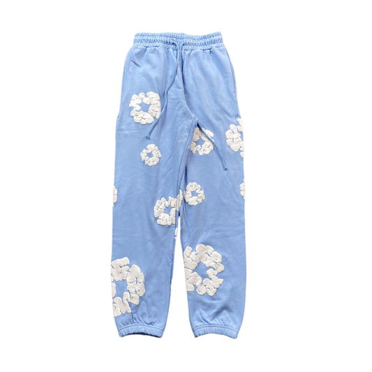 DENIM TEARS COTTON WREATH SWEATPANTS BABY BLUE - Phantom Kicks