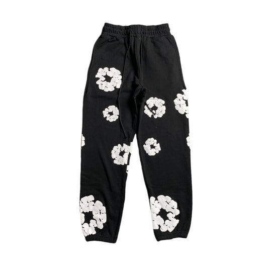 DENIM TEARS COTTON WREATH SWEATPANTS BLACK - Phantom Kicks