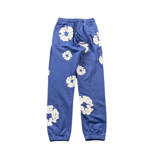 DENIM TEARS COTTON WREATH SWEATPANTS BLUE - Phantom Kicks