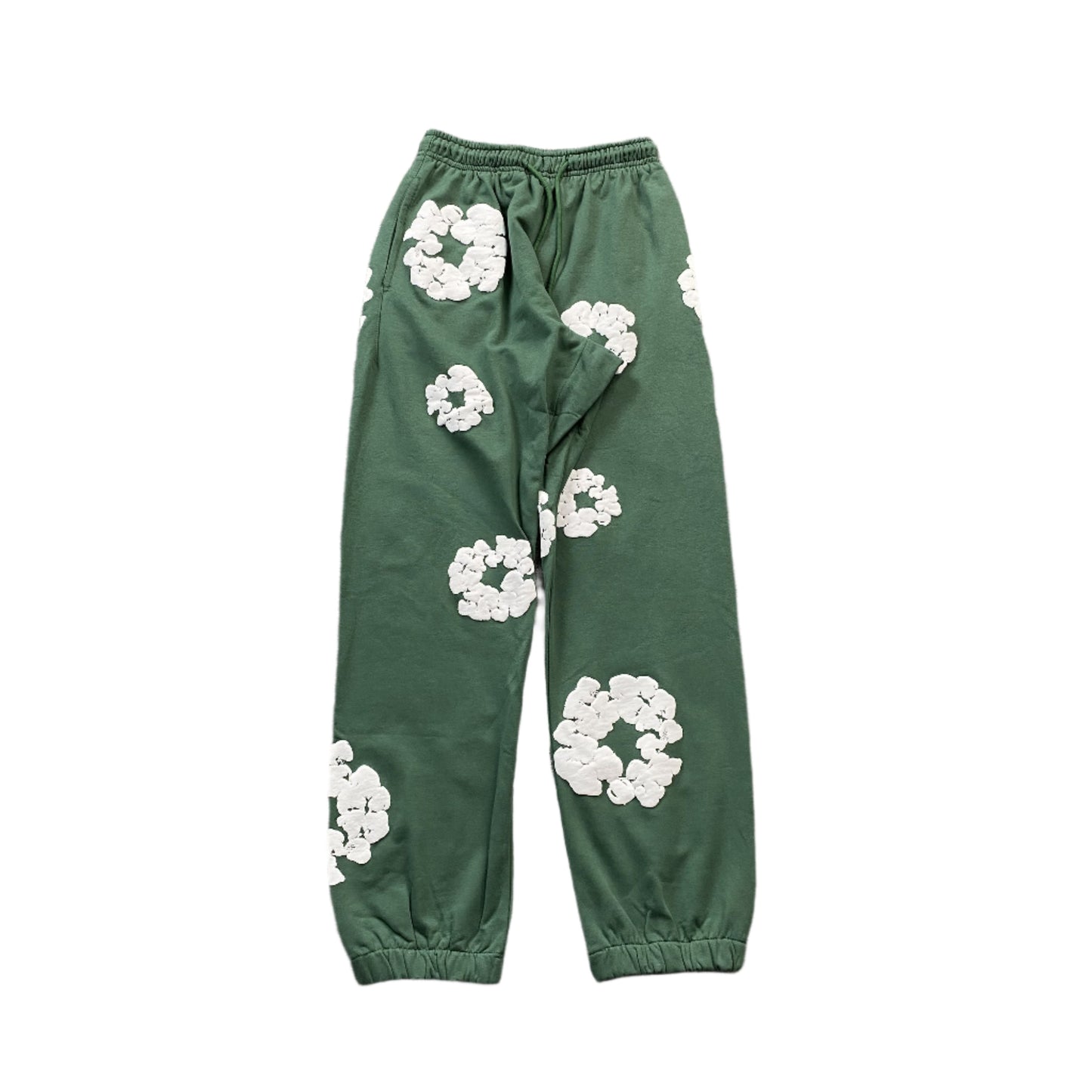 DENIM TEARS COTTON WREATH SWEATPANTS GREEN - Phantom Kicks