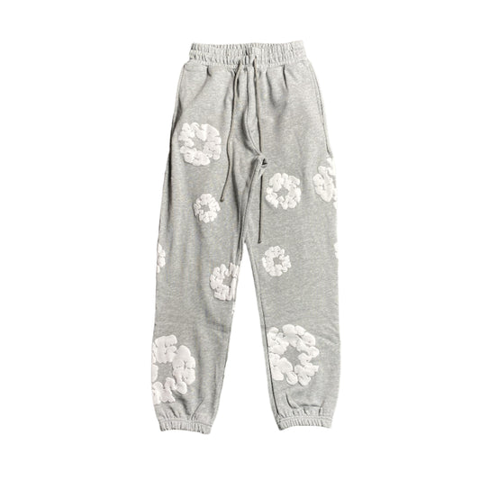 DENIM TEARS COTTON WREATH SWEATPANTS GREY - Phantom Kicks